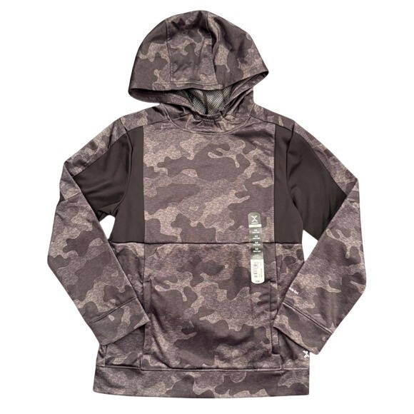 Xersion Other - Xersion Boys Black Camo Quick-Dri Pullover Hoodie Size M 10/12 Husky NWT